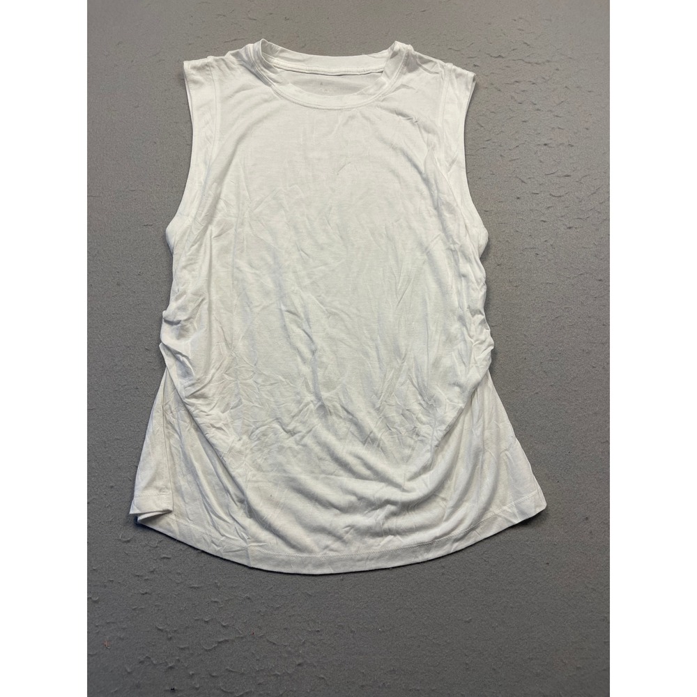 A New Day Tank Top Cotton Blend White XX-Large Women
